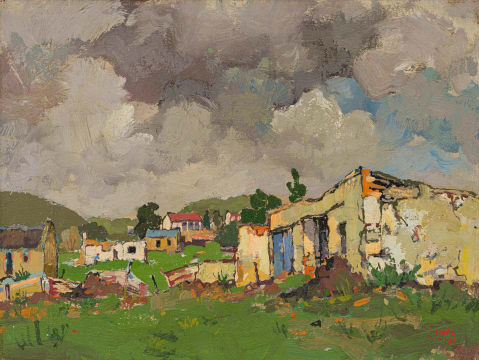 Gregoire Boonzaier; Ou Stal, Suurbraak, Kaap (Old Stable, Suurbraak, Cape)