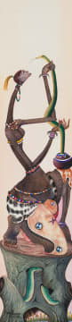 Phoshoko David Mogano; Woman with Snake