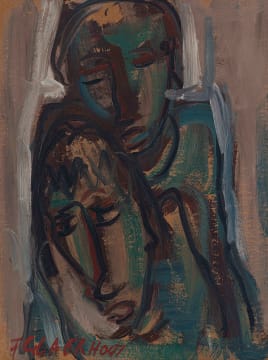 Frans Claerhout; Two Figures