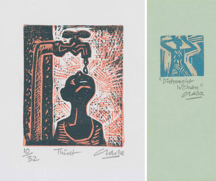 Peter Clarke; Thirst; Distraught Woman, two