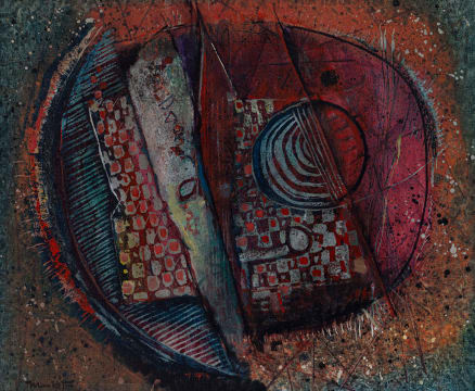 Dirk Meerkotter; Abstract in Red and Green