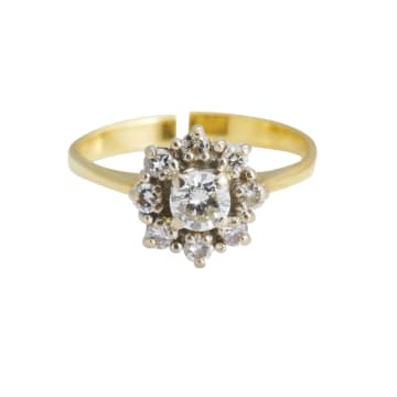 Diamond cluster ring