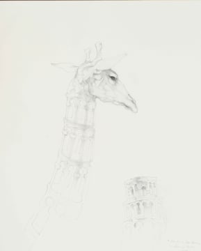 Judith Mason; A Page from an Engen Bestiary - Leaning Tower