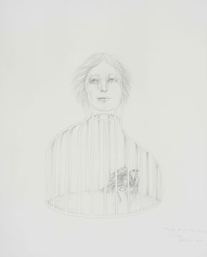 Judith Mason; A Page from an Engen Bestiary - Cage