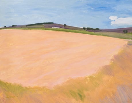 Nico Verboom; Landscape with Hills and Trees in the Distance