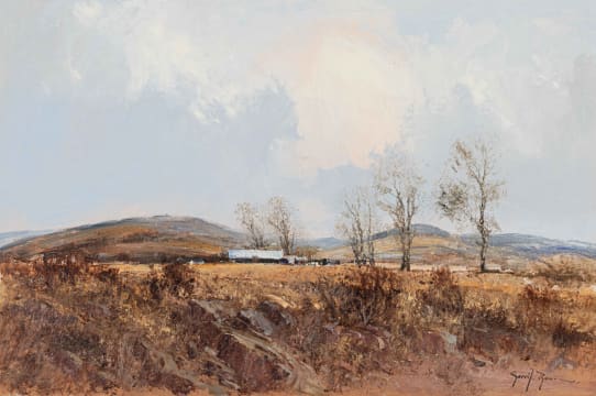 Gerrit Roon; Bushveld Landscape with House