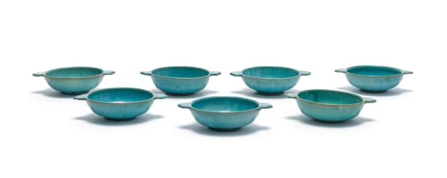 Linn Ware/Ceramic Studio; Soup bowls, seven