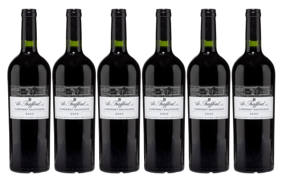 De Trafford; Cabernet Sauvignon; 2003; 6 (1 x 6); 750ml
