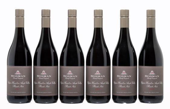 Bosman Family Vineyards; Upper Hemel en Aarde Valley Pinot Noir; 2017; 6 (1 x 6); 750ml