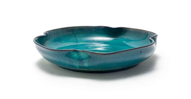 Globe Potteries; Petal-shaped dish