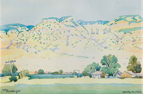 Walter Battiss; Red Rim Mountain