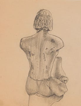 Alexis Preller; Sketch for Wounded Sculpture III