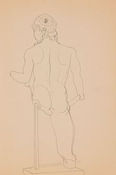 Alexis Preller; Sketch for Wounded Sculpture IV