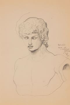Alexis Preller; Antinous, Favori de L'Empereur Hadrien (Antinous, Favourite of the Emperor Hadrien)