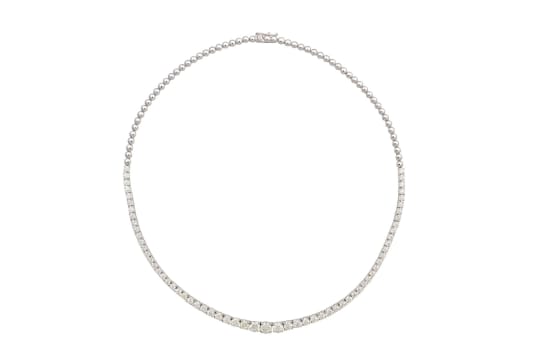 Diamond tennis necklace