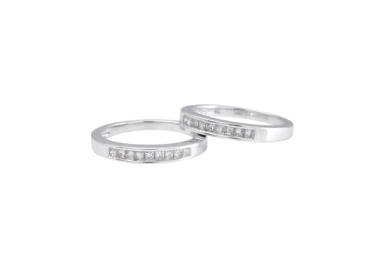 Pair of diamond rings