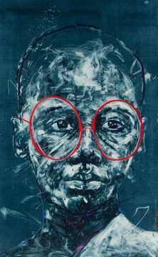 Nelson Makamo; Child with Red Glasses