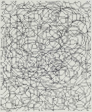 Willem Boshoff; Gekrap, from KykAfrikaans (Scribbles)
