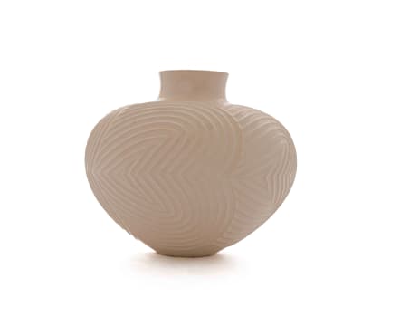 Ian Garrett; Vase with relief pattern