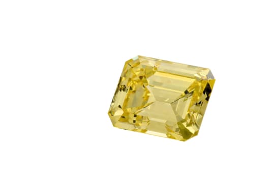 Natural fancy vivid yellow diamond