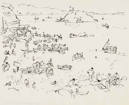 Walter Battiss; Islet of Stalida, Pirseus
