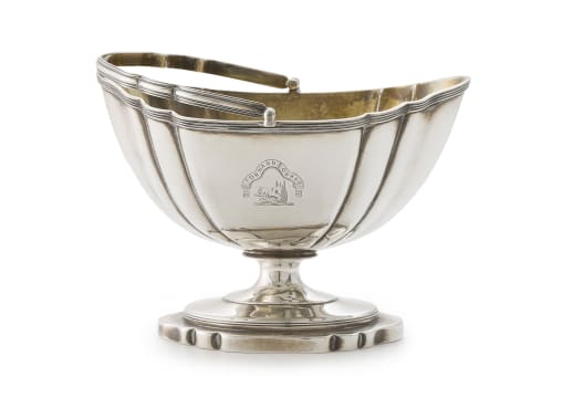A George III silver sugar basket, John Emes, London, 1798