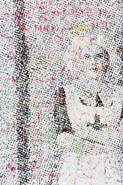 Conrad Bo; The Nurse & the Blanch Scheles Model in Superblur Harlton Dots Love Conquers All