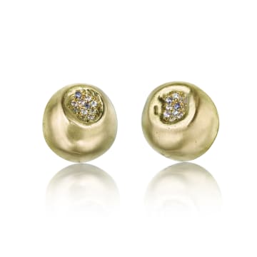 Dimple earrings, Emefa Cole