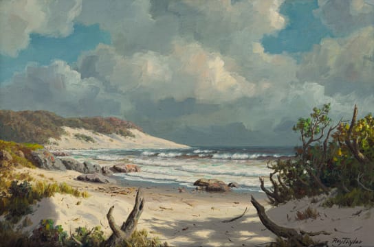 Roy Taylor; Coastal Landscape with Devil's Peak in the Distance
