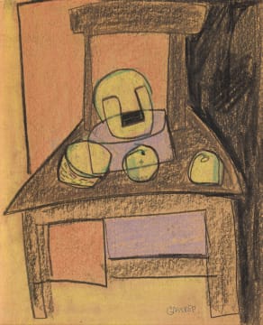 Charles Gassner; Still Life with Chair