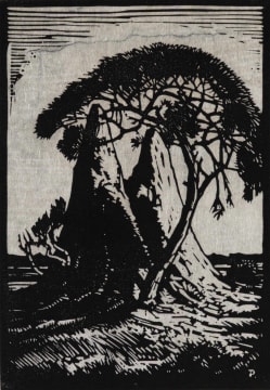 Jacob Hendrik Pierneef; Miershope, SWA (Anthills in South West Africa) (Nilant 113)