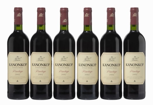 Kanonkop; Pinotage; 2002; 6 (1 x 6); 750ml