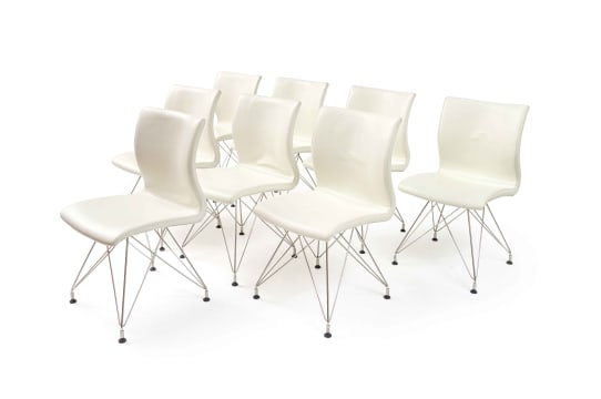 Haldane Martin; Set of eight Weightless chairs, South Africa, 21st century
