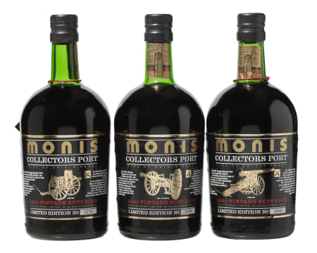 Monis; Collectors Port - Artillery Cannons; 1961; 3 (1 x 3); 750ml