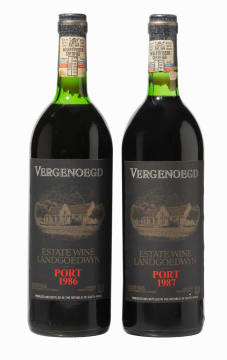 Vergenoegd; Port; 1986 & 1987; 2 (1 x 2); 750ml