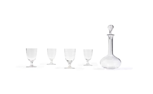 A collection of 'Woodstock' glass, late 19th/early 20th century