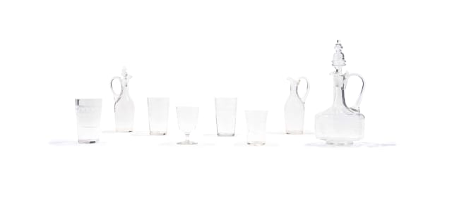 A collection of 'Woodstock' glass, late 19th/early 20th century