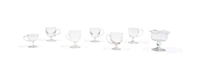 A collection of 'Woodstock' glass, late 19th/early 20th century