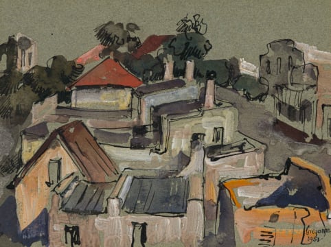 Gregoire Boonzaier; Rooftops