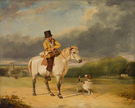 Thomas Woodward; Rider and His Dog