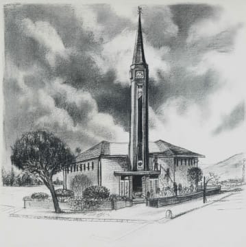 Diane Victor; Church with Guillotine Spire