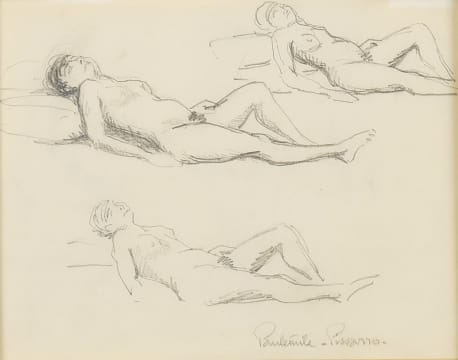 Paulémile Pissarro; Los Trois Nus (The Three Nudes)