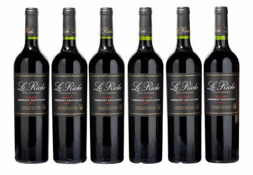 Le Riche; Reserve Cabernet Sauvignon; 2015; 6 (1 x 6); 750ml