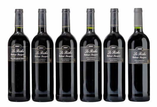 Le Riche; Cabernet Sauvignon; 2003 - 2008; 6 (1 x 6); 750ml