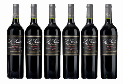 Le Riche; Reserve Cabernet Sauvignon; 2017; 6 (1 x 6); 750ml