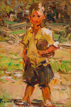 Adriaan Boshoff; Boy with a Rugby Ball