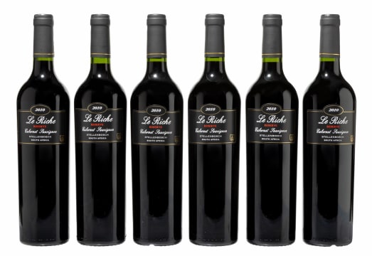 Le Riche; Reserve Cabernet Sauvignon; 2010; 6 (1 x 6); 750ml
