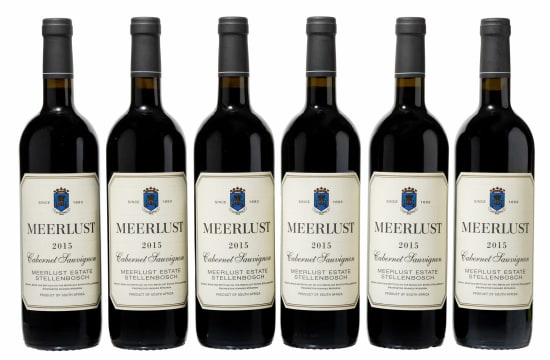 Meerlust; Cabernet Sauvignon; 2015; 6 (1 x 6); 750ml
