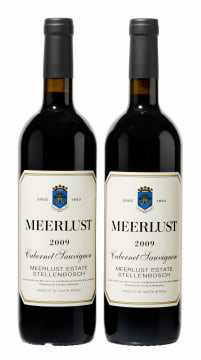 Meerlust; Cabernet Sauvignon; 2009; 2 (1 x 2); 750ml
