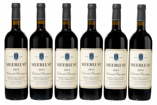 Meerlust; Cabernet Sauvignon; 2013; 6 (1 x 6); 750ml